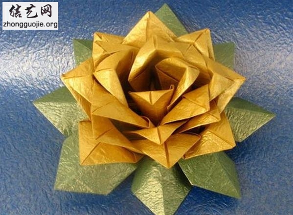 佛教纸莲花塔折法图片图片